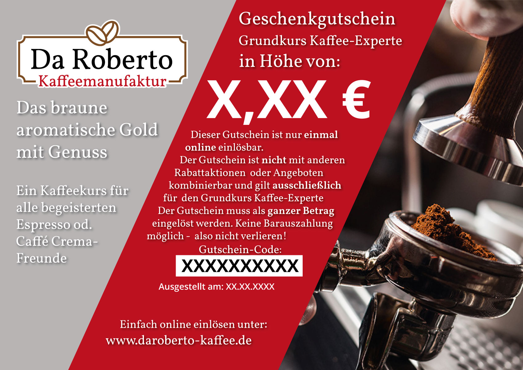 Da Roberto Online Gutschein Grundkurs Kaffeeexperte PREVIEW WEB2