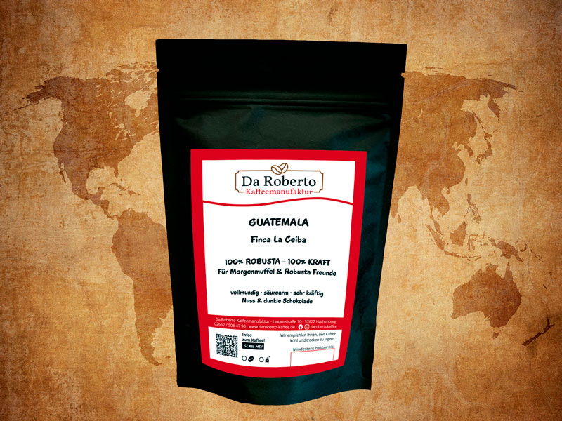 Daroberto Guatemala Robusta Laceiba Kaffee Hintergrundbild