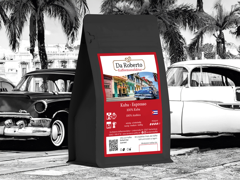 Daroberto Kaffee Espresso Kuba Produktbild L