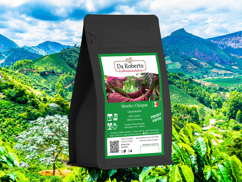 Daroberto Kaffee Laenderkaffee Mexiko Projektk Chiapas Produktbild L