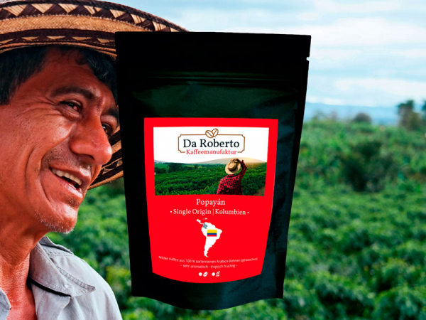 Daroberto Kolumbien Popayan Kaffee Hintergrundbild